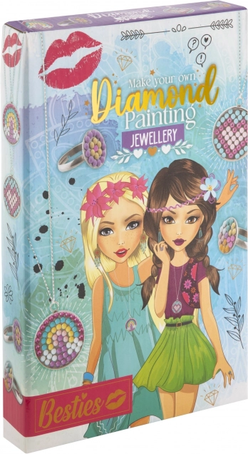 Комплект за изработка на бижута – диамантено рисуване Besties