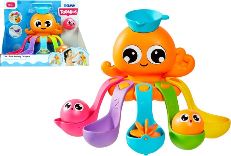 Tomy Toomies къпещо се октоподче 7 в 1