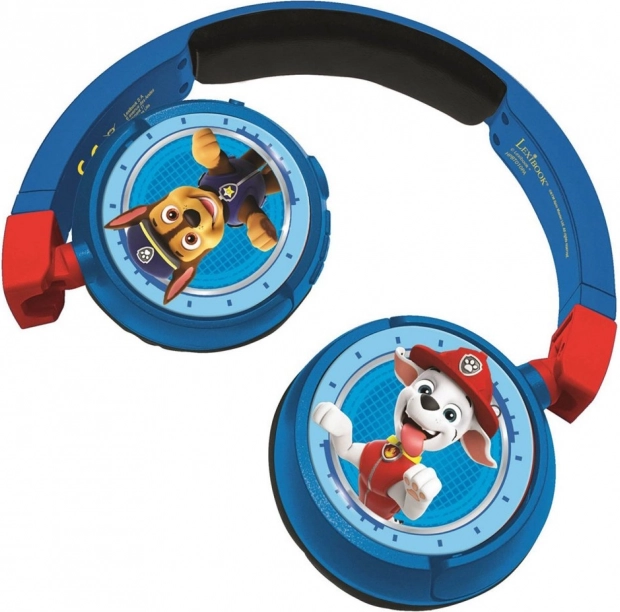 Детски безжични и кабелни слушалки PAW PATROL, сгъваеми