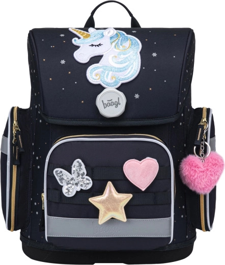 Ученическа раница BAAGL Ergo Unicorn Gold