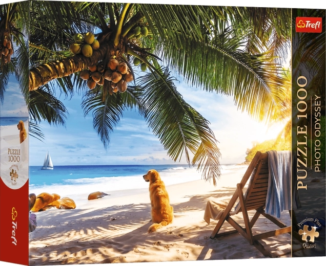 Trefl Puzzle Premium Plus Photo Odyssey: Почивка на плажа, Сейшели, 1000 части