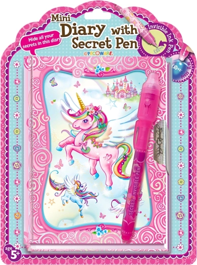Pegasus Diary with Secret UV Pen and Lock