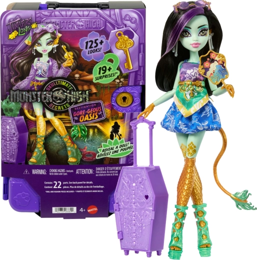 Monster High Jinafire Long пътен сет с изненади 28 см