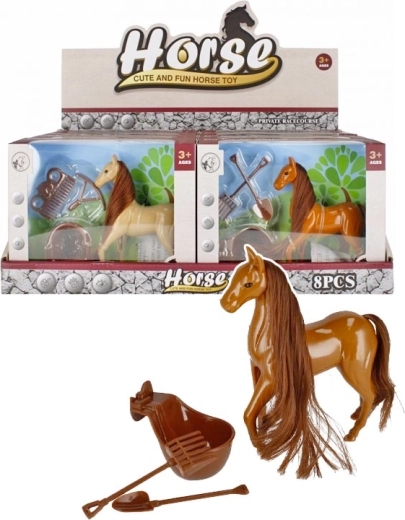 Horse with Accessories - 1 piece