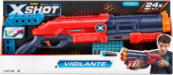 Детски пистолет X-Shot Vigilante 24 стрелички