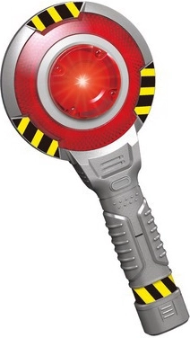 Police Handheld Traffic Signal with Light and Sound Effects, 24 cm