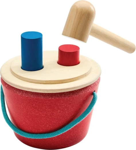 PlanToys чукалка бокс – цилиндърчета