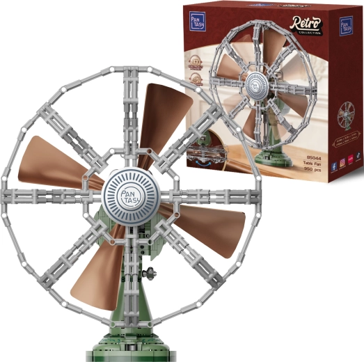Pantasy Retro Collection retro desk fan – building set with moving blades