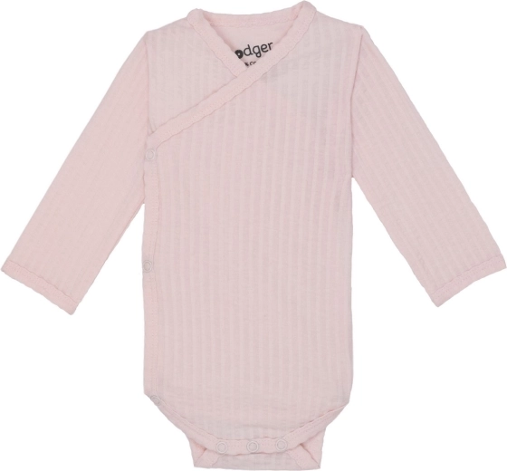 Lodger breathable long-sleeve bodysuit seersucker tan