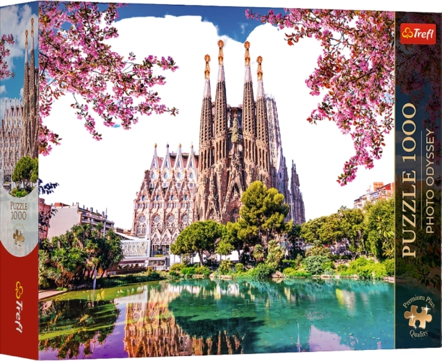 Puzzle 1000 Pieces Photo Odyssey: Sagrada Família, Barcelona – Trefl