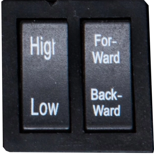 Dual speed and direction switch for the Jamara Super Load children's tractor
