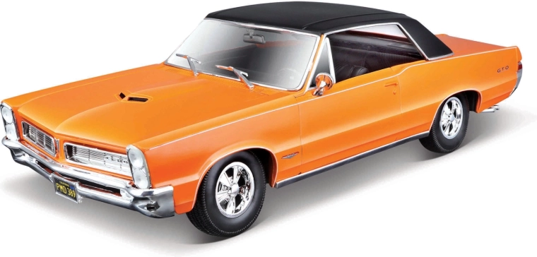 Maisto 1965 Pontiac GTO Hurst edition оранжев модел на автомобил 1:18