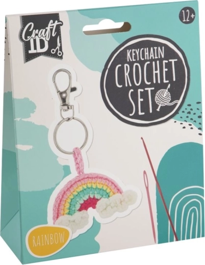 Плетен на една кука ключодържател Дъга CRAFT ID