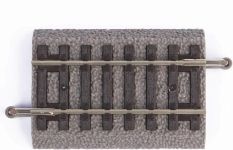 Piko straight track G62 with roadbed H0