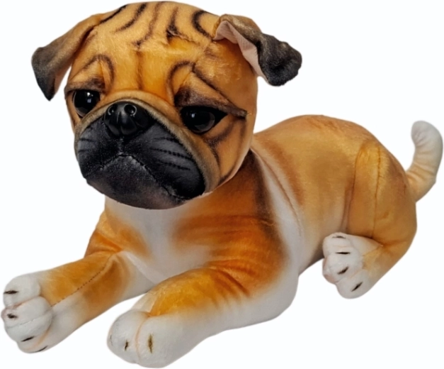 Plush pug dog - 1 piece