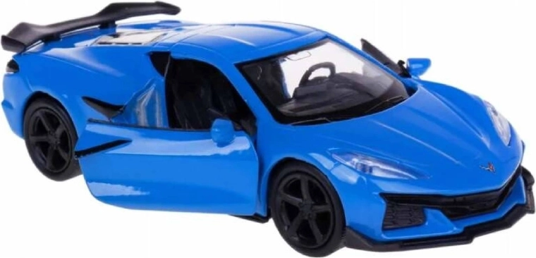 Welly Chevrolet Corvette Z06 2023 Car Model 1:34 blue