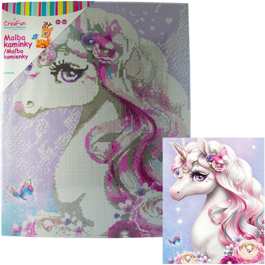 Diamond Painting – Princess with Pegasi 40 × 50 cm