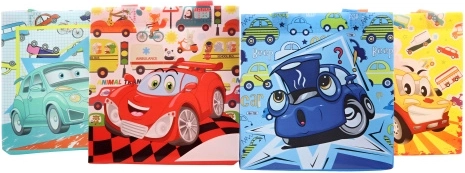 Gift bag – cheerful little cars