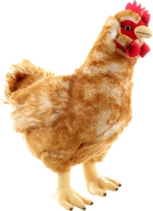 Plush Hen with Egg 30 cm Eco-Friendly