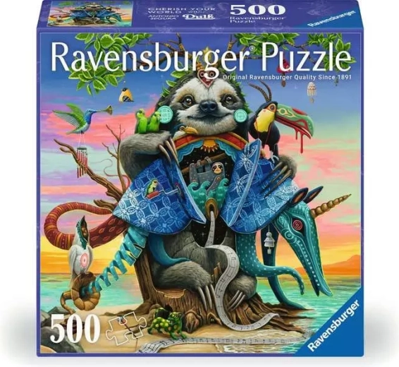 Ravensburger квадратен пъзел Afterglow 500 части