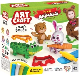 Art Craft Fun Animals Modeling Set 200 g