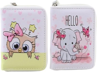 Animal zip wallet
