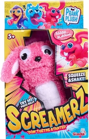 Plush Toy ScreamerZ Pink Bunny 30 cm