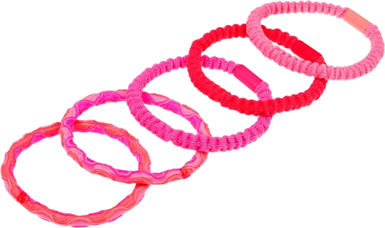 Souza! Isolde pink hair ties - 5 pcs