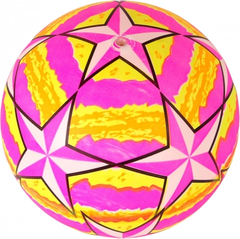 Гумен топка 22 см Розов