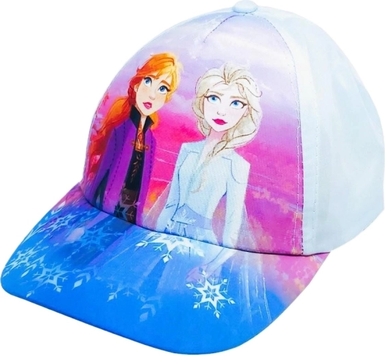 Детска тюркоазена шапка с козирка Frozen – Замръзналото кралство