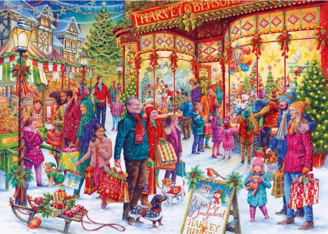 Gibsons Puzzle Limited Christmas Edition Winter Wonderland 1000 Pieces
