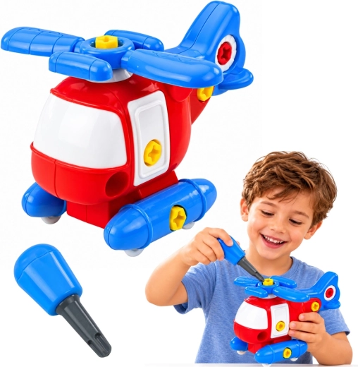 Screw-together Helicopter – Construction Set for Kids