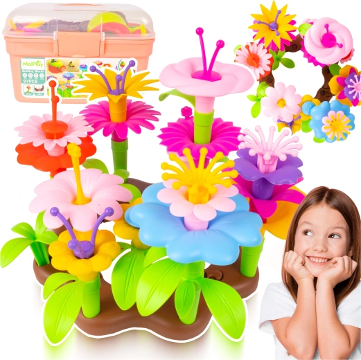 Flower Building Set 97 pcs DIY