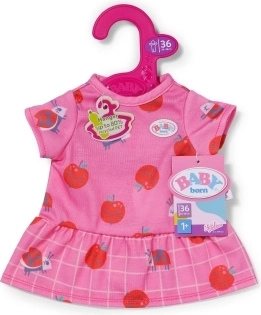Baby Born dark pink summer dress for 36 cm doll