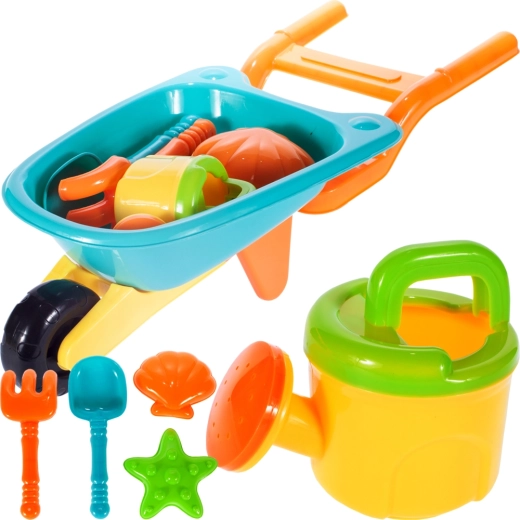 Тачка с аксесоари за пясък