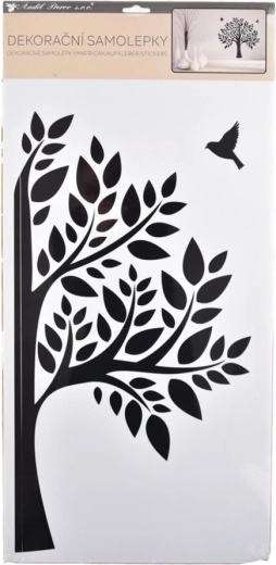 Wall Sticker Tree Black 32 × 60 cm