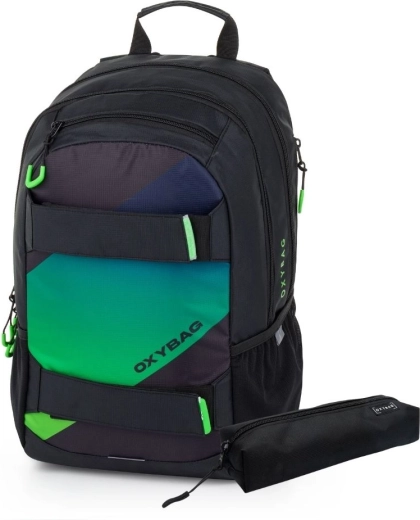 Ученическа раница с несесер OXYBAG Sport Ombre