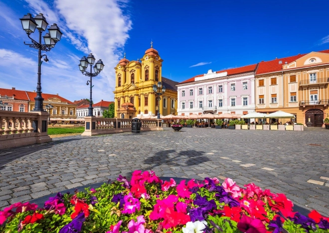 Puzzle Union Square, Timișoara, Romania 1000 pieces