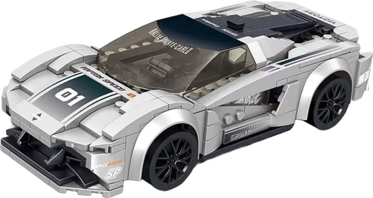 RC Sports Car Building Kit - Grey