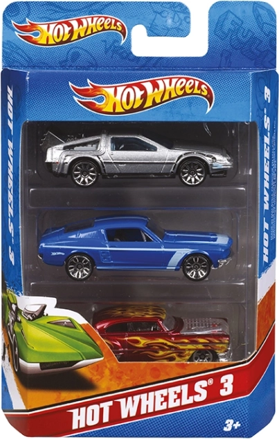 Hot Wheels тройна опаковка метални колички
