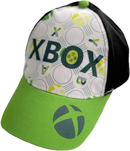 Шапка с козирка Xbox бяло-черна