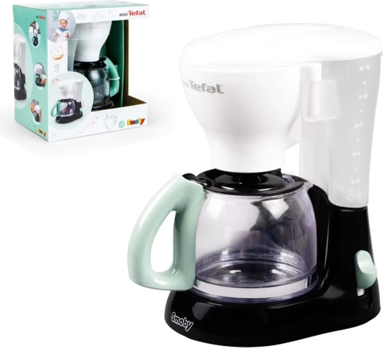 Mini Tefal coffee maker for kids with pot and hand pump