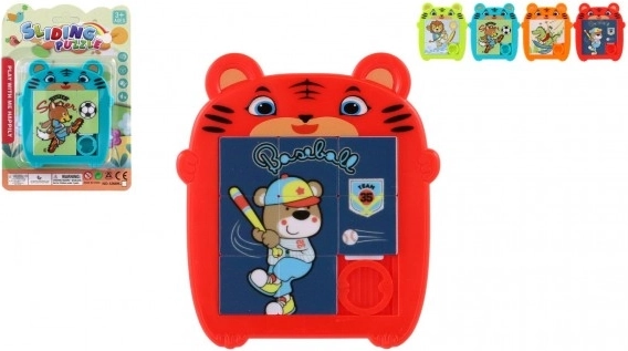 Плъзгащ пъзел Животинче пластмасов