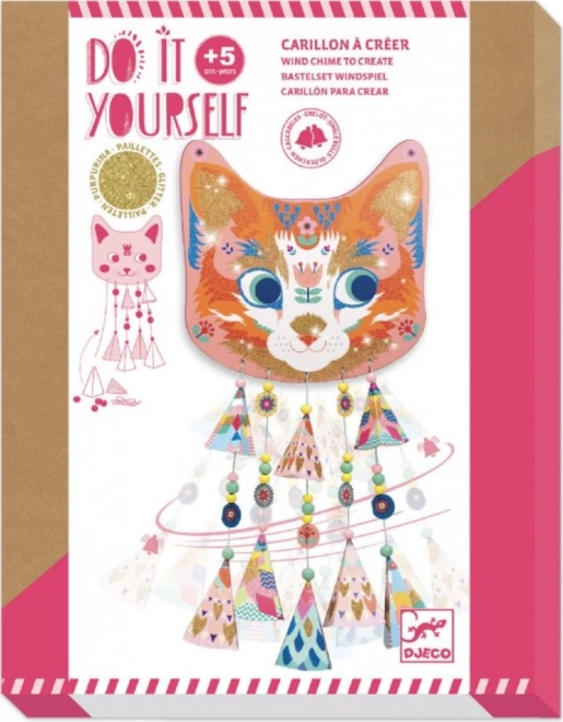 Make Your Own Wind Chime – Kitten by DJECO