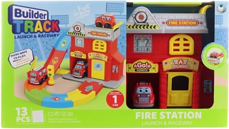 Fire Station with Fire Truck