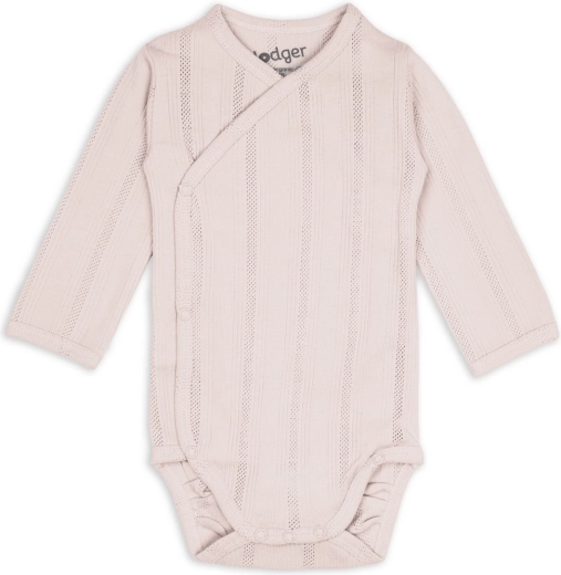 Lodger baby long-sleeve bodysuit Pointelle Powder, size 68