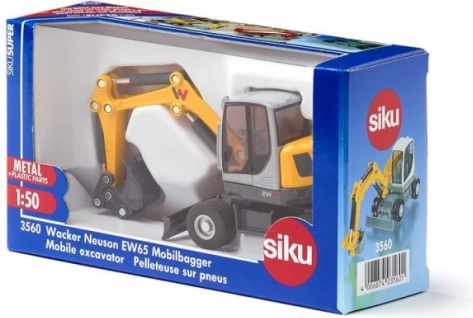 Siku мобилен багер WACKER NEUSON EW65 метален модел 1:50