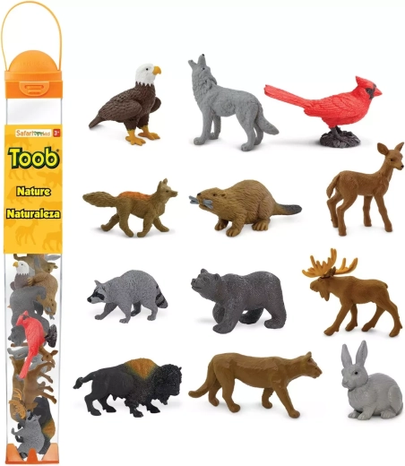 Safari Ltd. Nature Tube with Figurines (12 figurines)