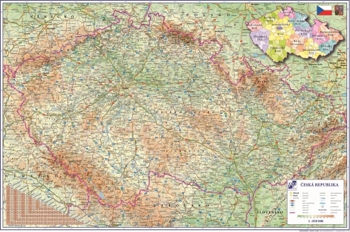 Подложка за бюро с мотив Чехия OXYBAG