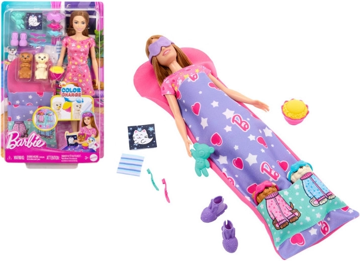 Barbie – пижамено парти с кученца